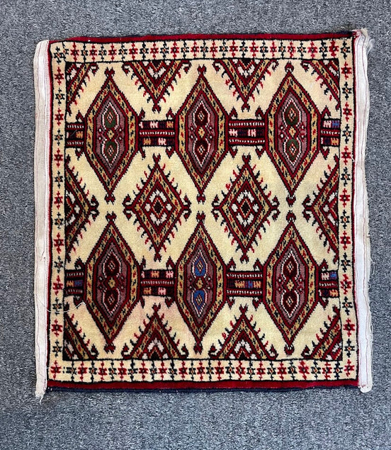 Afghan Yamut Mini Rug 1'4 x 1'5