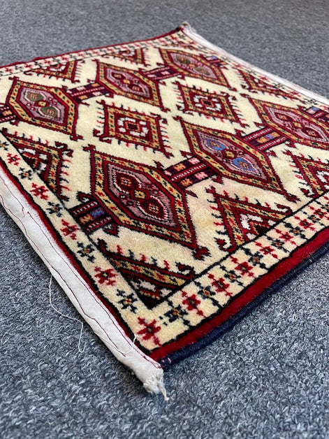 Afghan Yamut Mini Rug 1'4 x 1'5