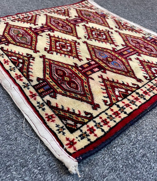 Afghan Yamut Mini Rug 1'4 x 1'5