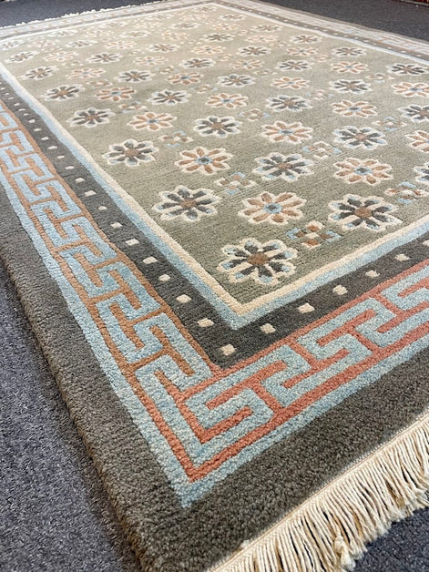 Tibetan Floral Patan Metole 4'0 x 6'0