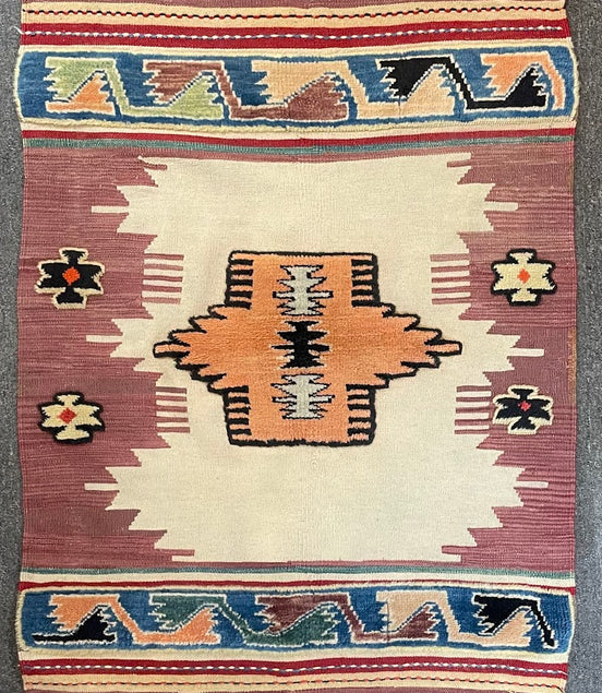 Turkish Kilim/Pile Combo 3'2 x 3'10
