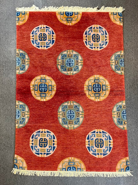 Tibetan Coin 4'1 x 5'11
