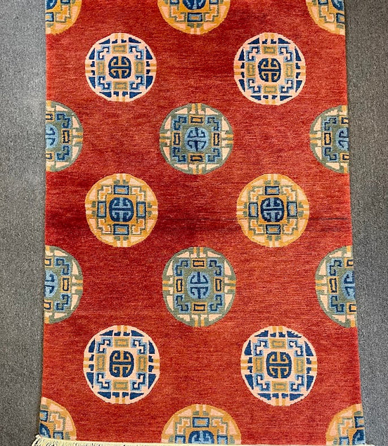 Tibetan Coin 4'1 x 5'11