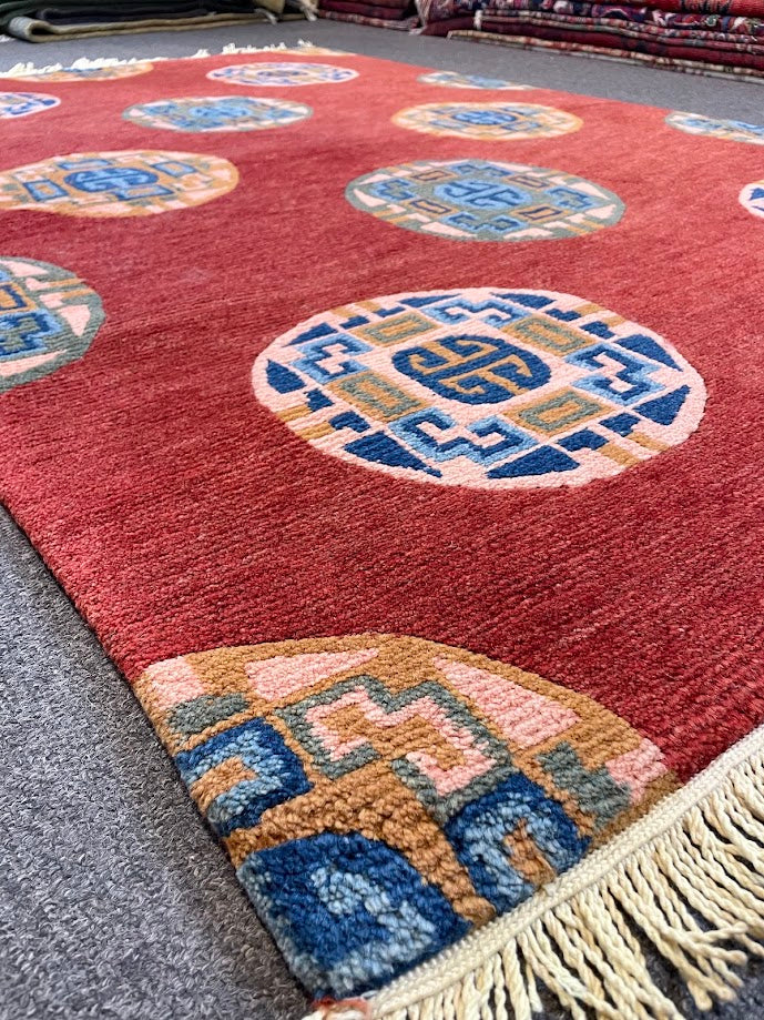 Tibetan Coin 4'1 x 5'11