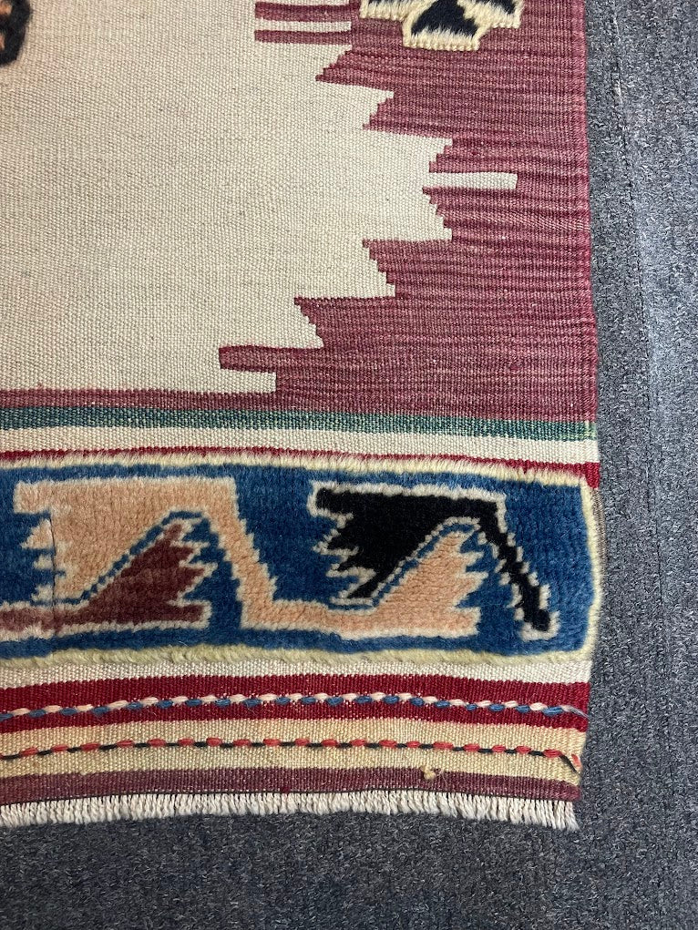 Turkish Kilim/Pile Combo 3'2 x 3'10