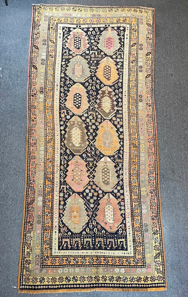 Antique Caucasian Shirvan 4'0 x 8'7