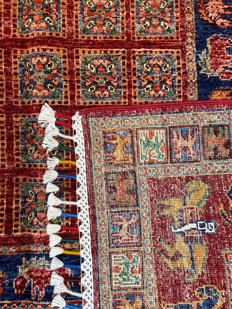 Afghan Pazyryk 5'0 x 6'8