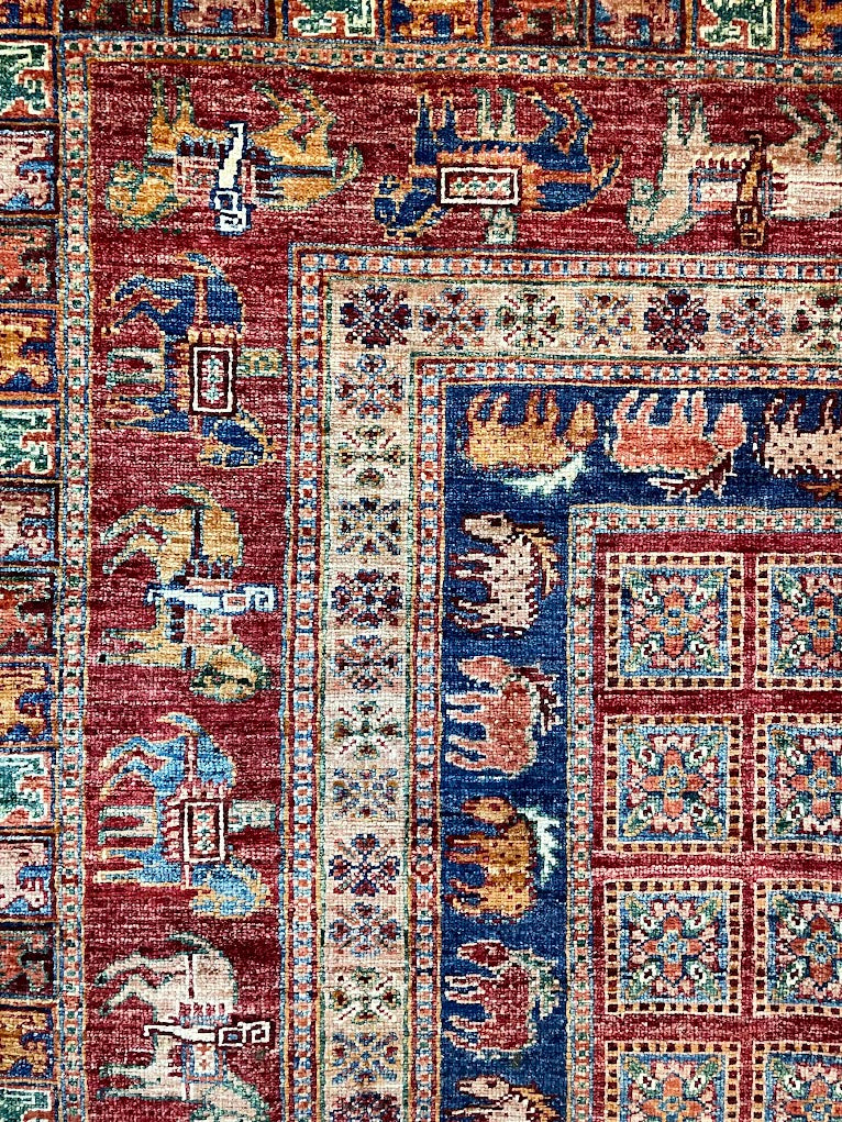 Afghan Pazyryk 5'0 x 6'8