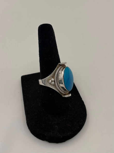 Persian Turquoise Silver Ring
