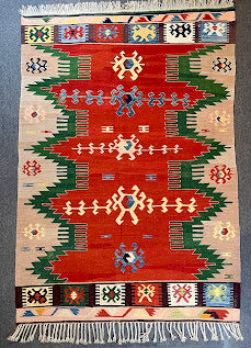 Turkish Kilim 4'7 x 6'9