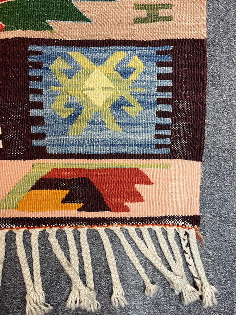 Turkish Kilim 4'7 x 6'9