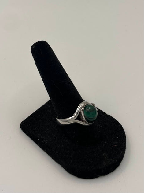 Malachite Silver Ring