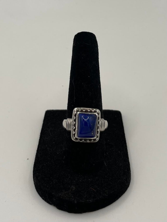 Lapis Lazuli Silver Ring