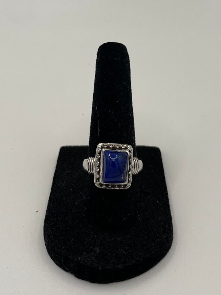 Lapis Lazuli Silver Ring