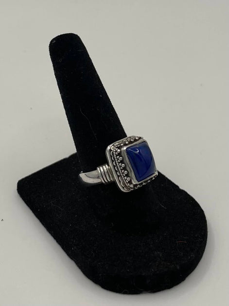 Lapis Lazuli Silver Ring