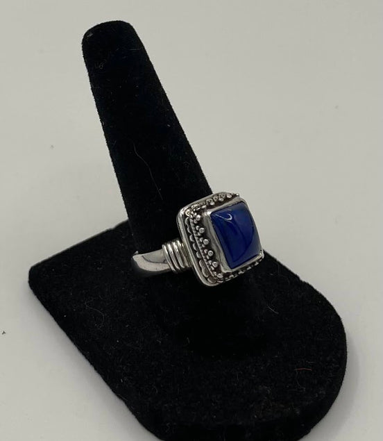 Lapis Lazuli Silver Ring