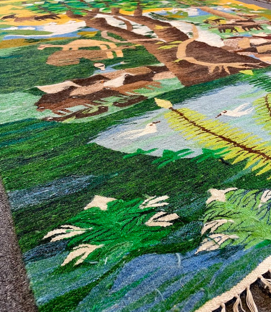 Egyptian Tree of Life Kilim 5'4 x 8'0