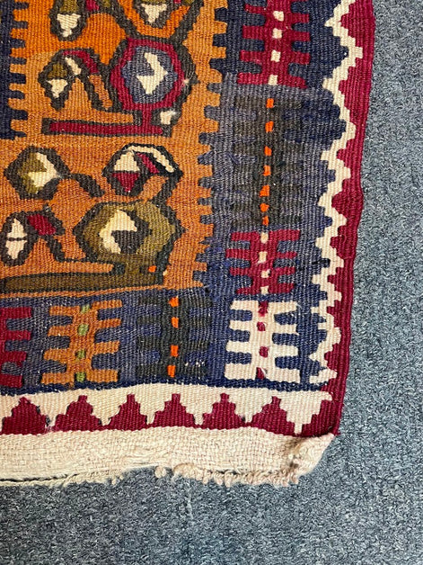 Turkish Kayseri Prayer Kilim 4'4 x 6'0