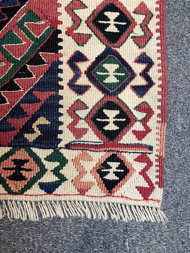 Turkish Van Kilim 3'4 x 5'11