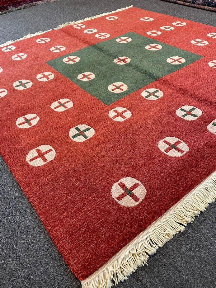 Tibetan Cross 4'11 x 5'0