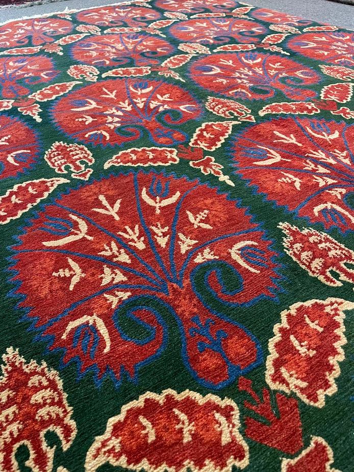 Tibetan Ottoman 4'11 x 6'10