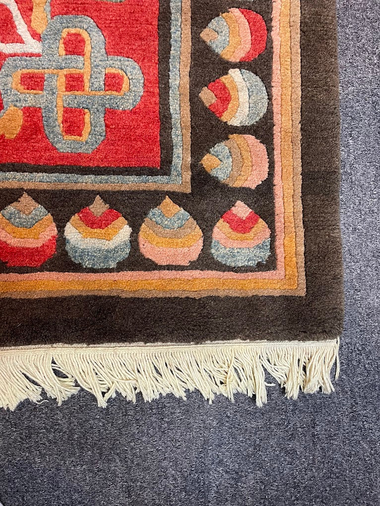 Tibetan Dancing Dragon 5'0 x 5'0