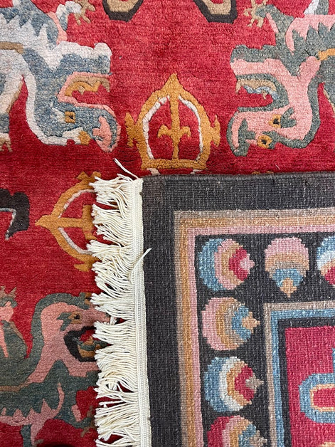 Tibetan Dancing Dragon 5'0 x 5'0