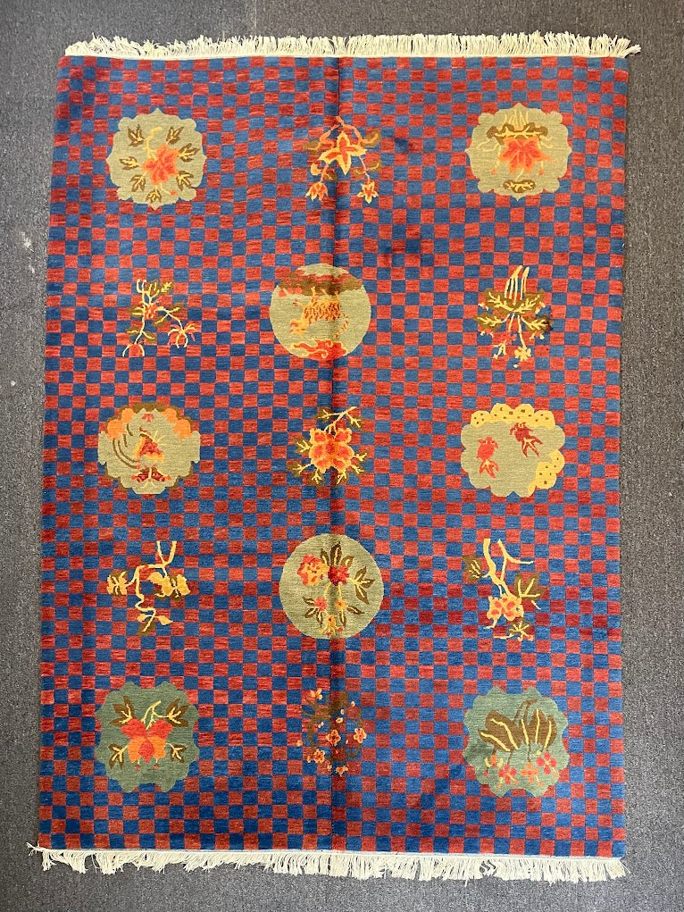 Tibetan Checkered 4'11 x 6'11