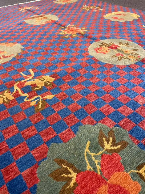 Tibetan Checkered 4'11 x 6'11