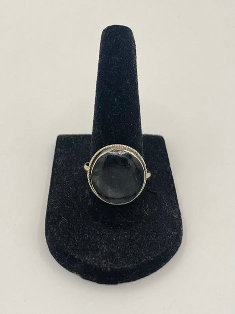 Antique Afghan Onyx Silver Ring