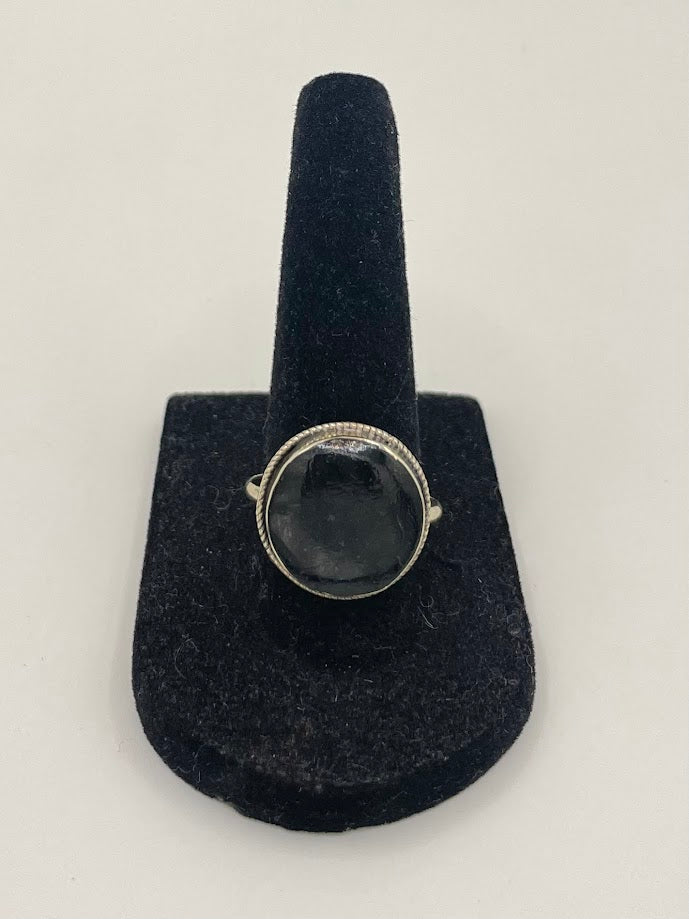 Antique Afghan Onyx Silver Ring