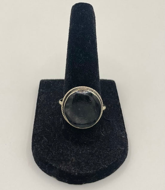 Antique Afghan Onyx Silver Ring
