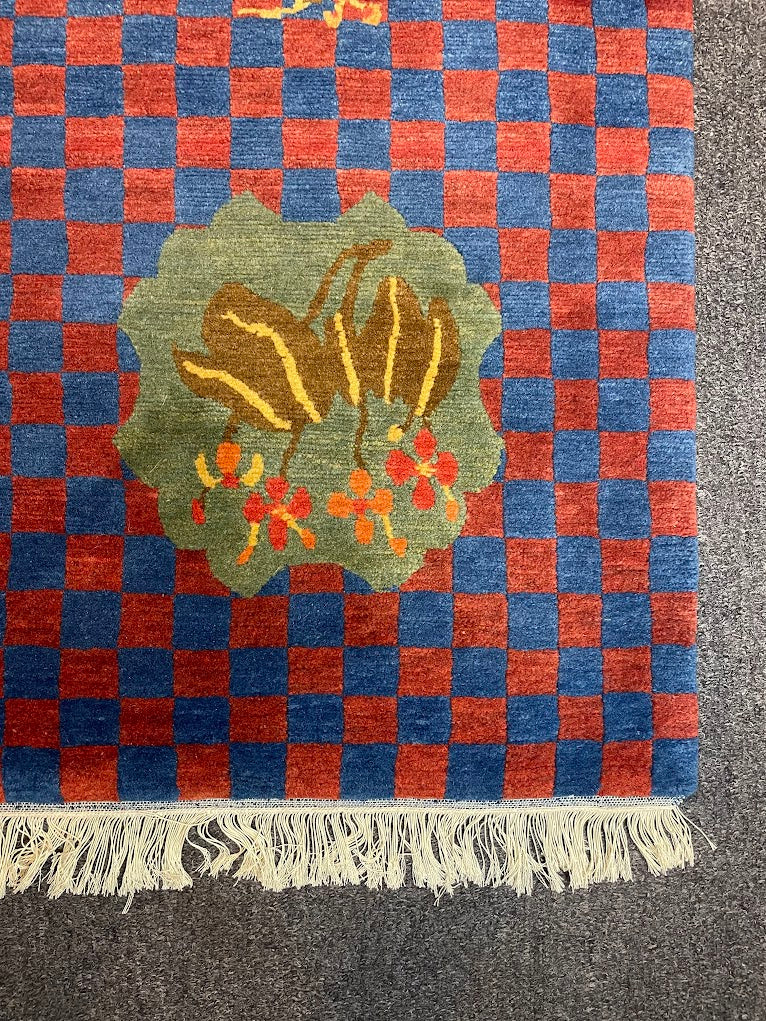 Tibetan Checkered 4'11 x 6'11