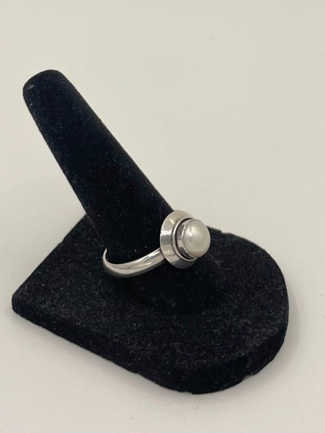 Pearl Silver Ring