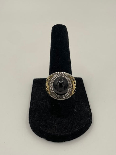 Garnet Silver Ring
