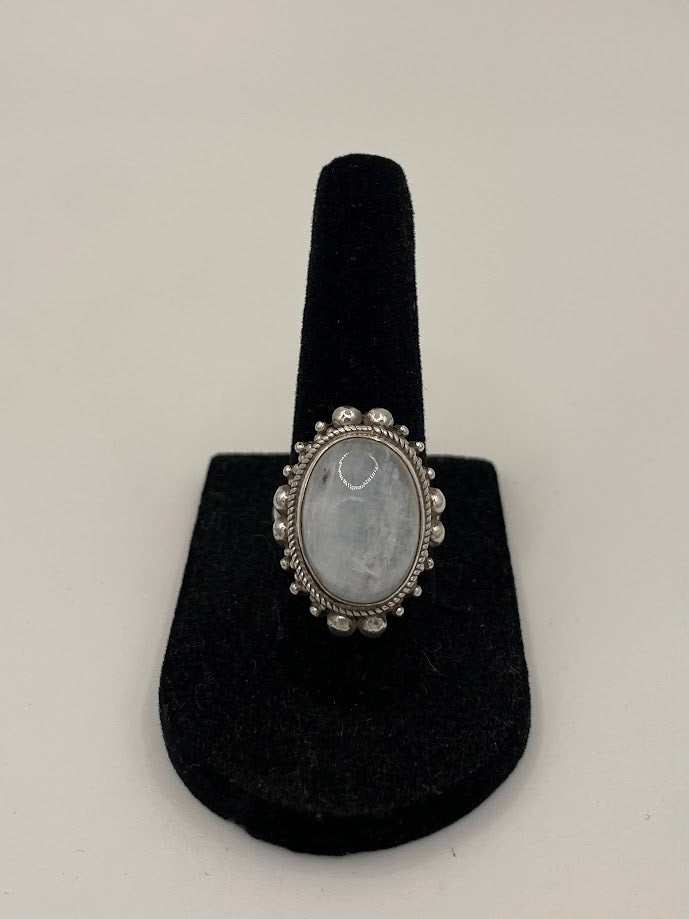 Moonstone Silver Ring