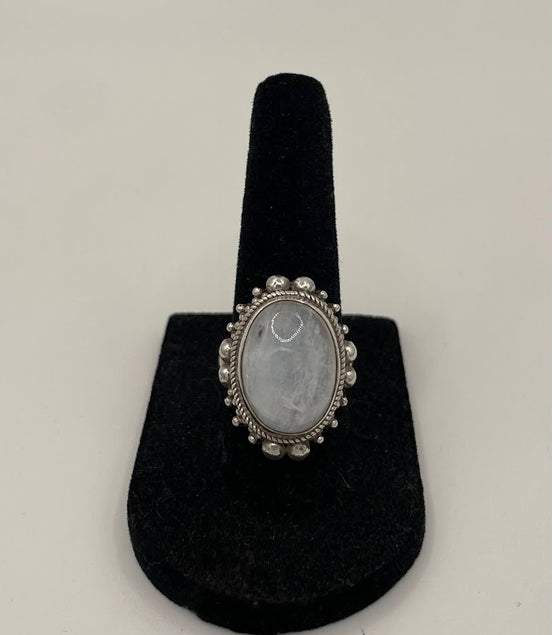 Moonstone Silver Ring