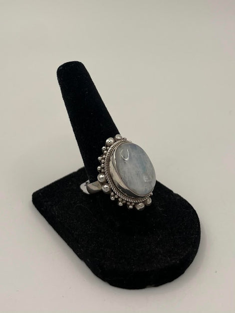 Moonstone Silver Ring