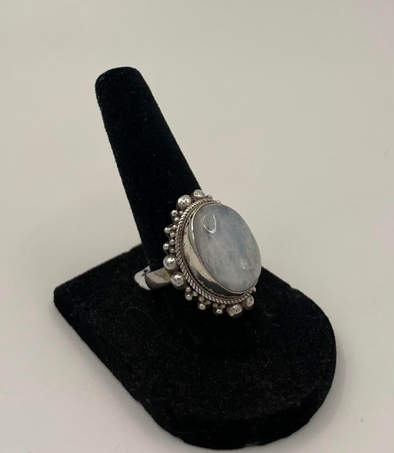 Moonstone Silver Ring