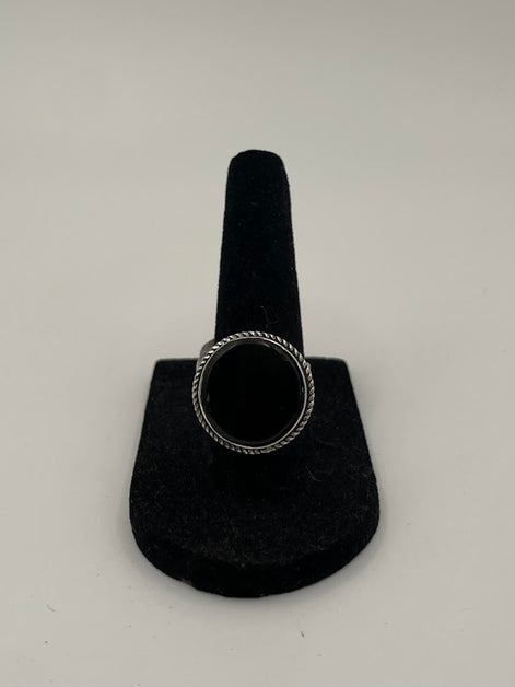Antique Afghan Onyx Silver Ring