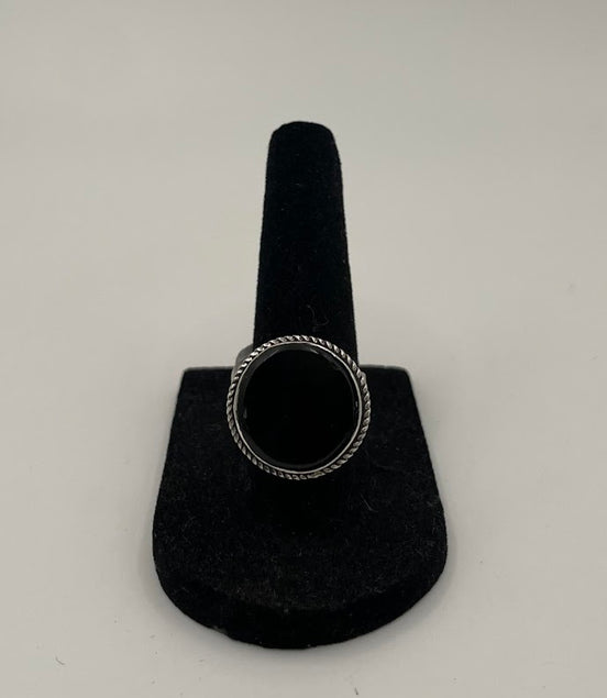 Antique Afghan Onyx Silver Ring