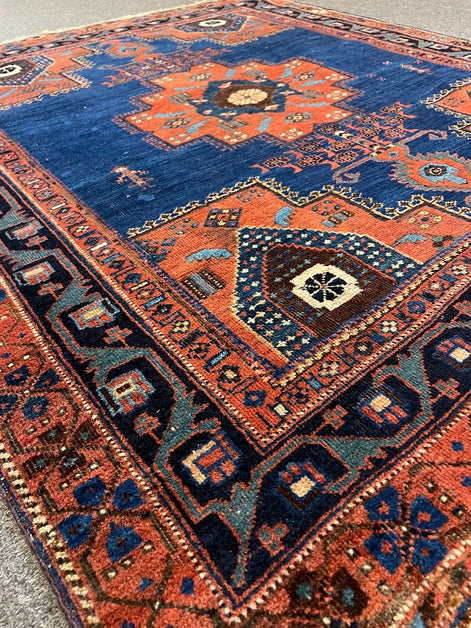 Antique Iranian Avshar 4'3 x 4'11