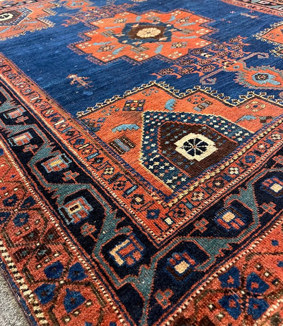 Antique Iranian Avshar 4'3 x 4'11