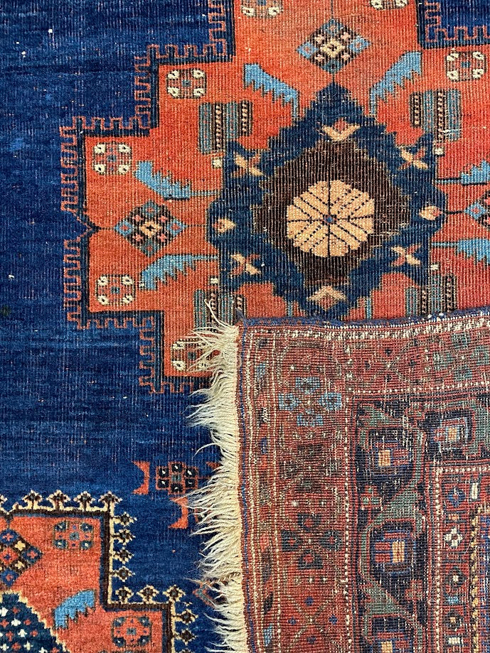 Antique Iranian Avshar 4'3 x 4'11
