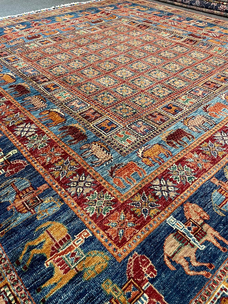 Afghan Pazyryk 6'11 x 6'11