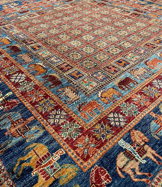 Afghan Pazyryk 6'11 x 6'11