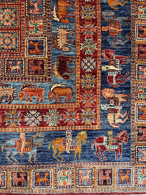 Afghan Pazyryk 6'11 x 6'11