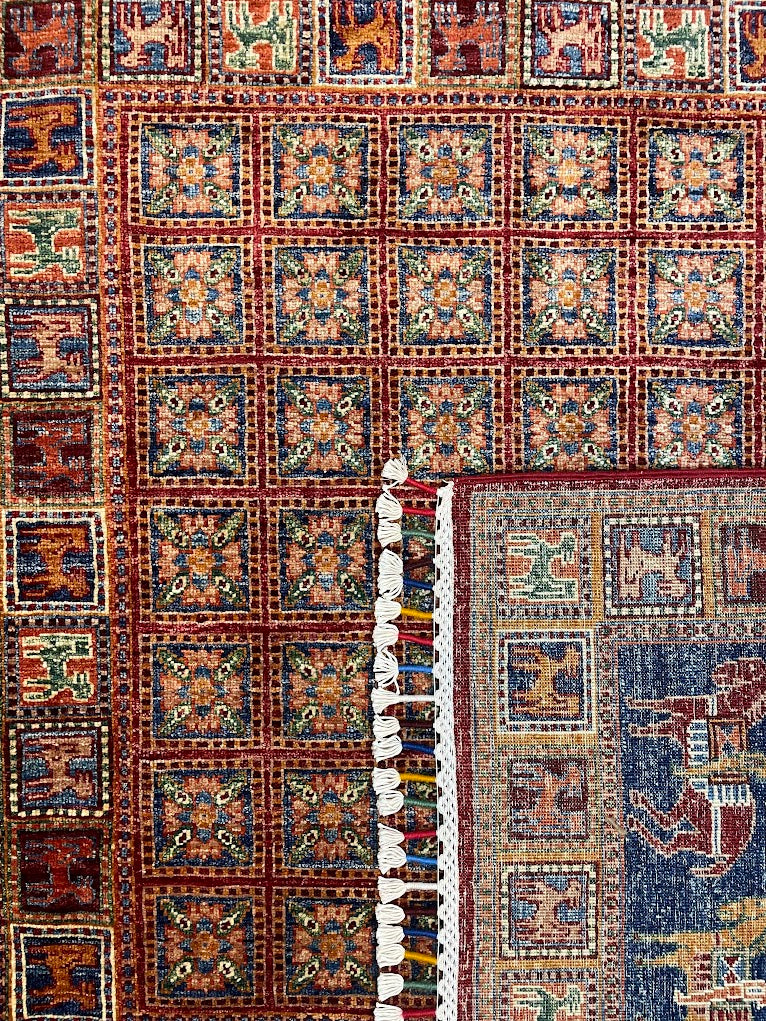 Afghan Pazyryk 6'11 x 6'11