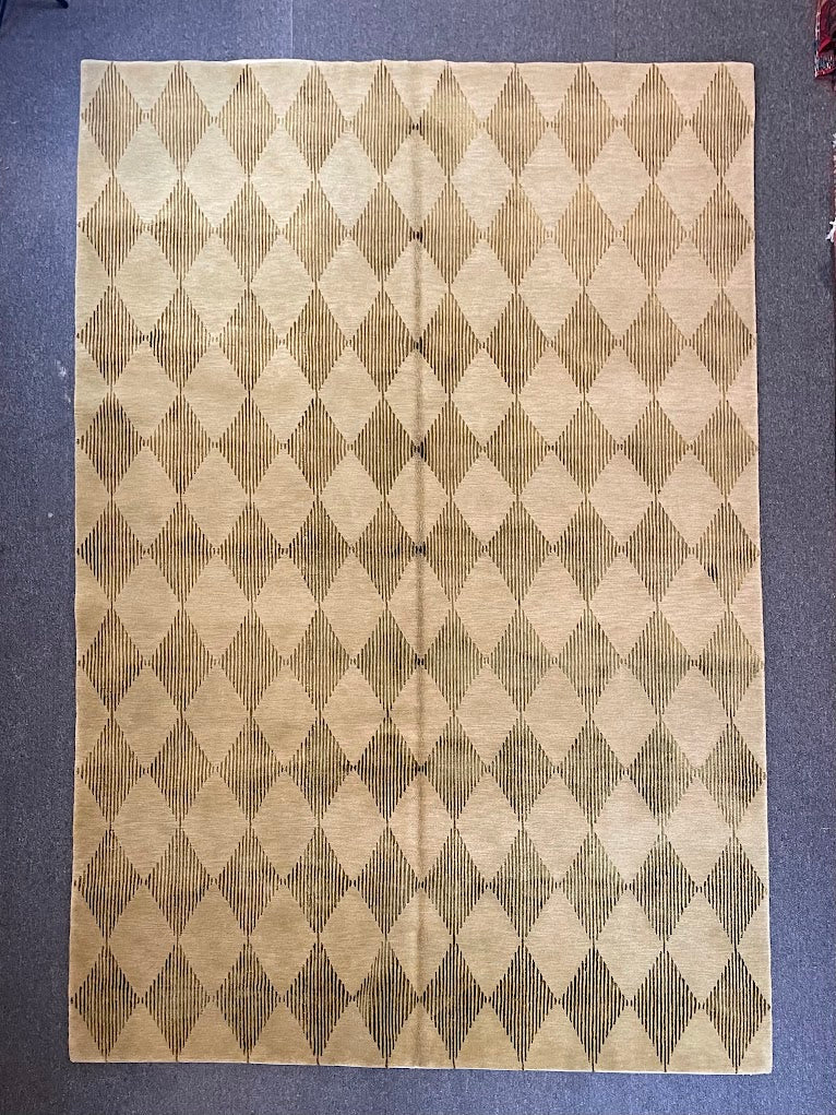 Tibetan Modern Silk/Wool Combo 5'10 x 8'7