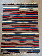 Antique Turkish Bergama Kilim 5'5 x 7'4